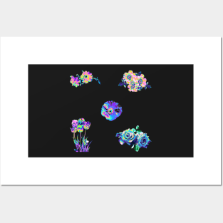 New Holo Flower Assortment Posters and Art